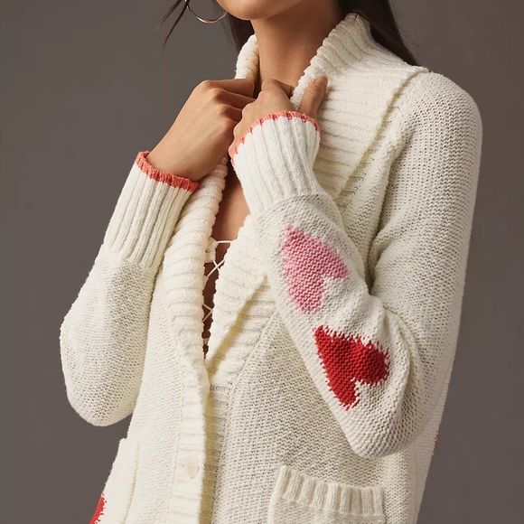 Anthropologie
Maeve Anthropologie Hearts Cardigan Sweater
C5 - Picture 3 of 7